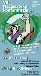 VII. Konferentzia - Manifestazioa eta Ekitaldi politikoa Bilbon